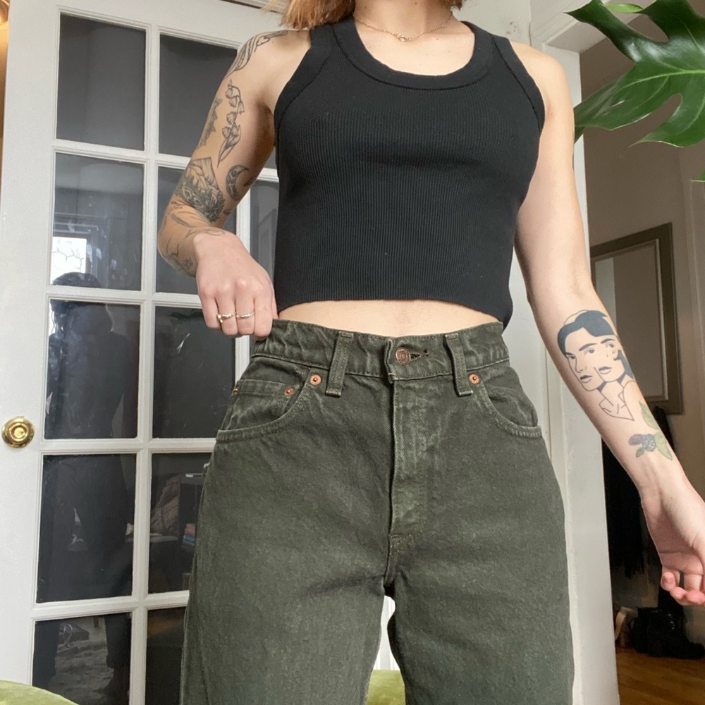 Vintage Green Levi’s 550s